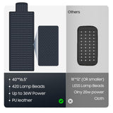 siyiteng primer plano de los 420 LEDs combinados 660nm y 850nm