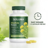 Skinclean Soluma comparación de tamaño en mano para evaluar cantidad de cápsulas