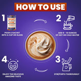 Skinny Coffee SuperBoost comparación de tamaño para referencia clara