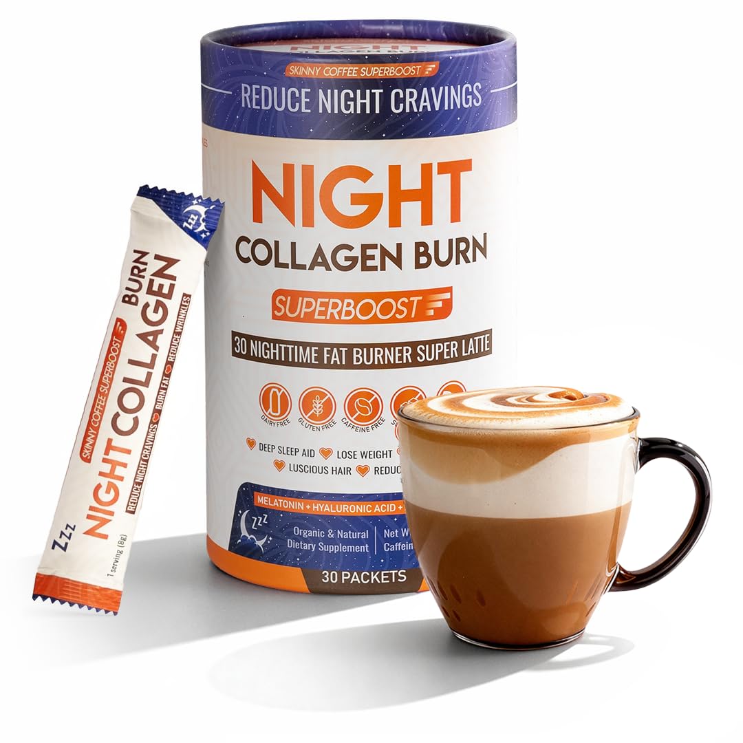 Skinny Coffee SuperBoost envase frontal mostrando 30 porciones y beneficios