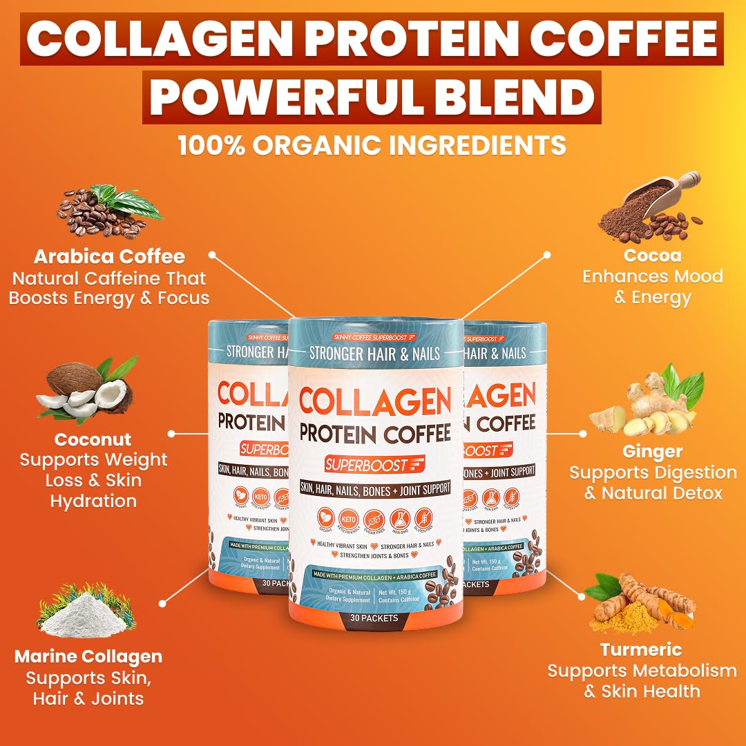 Skinny Coffee SuperBoost taza preparada matinal que aporta energía equilibrada