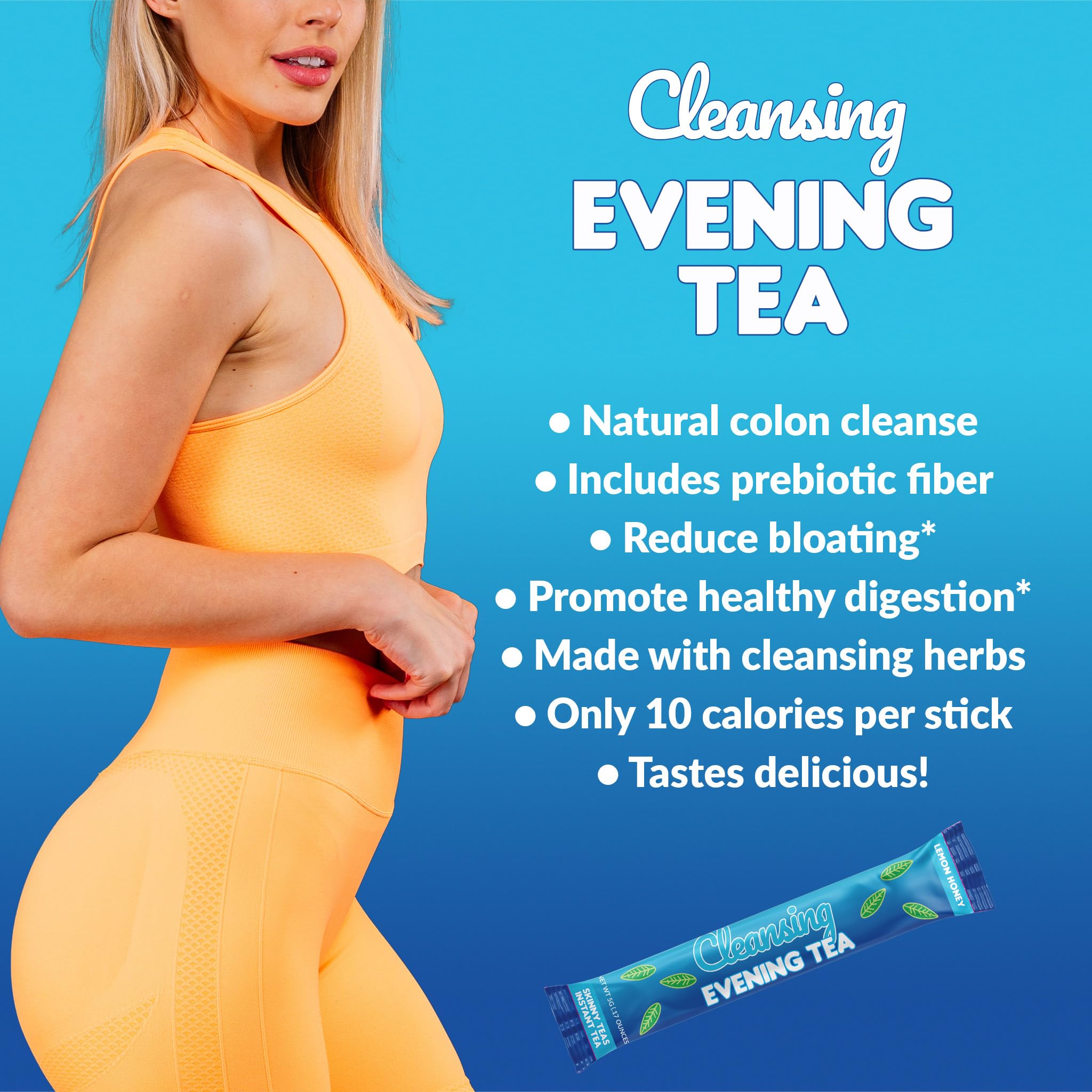 SkinnyBoost stick Citrus Mint primer plano, energía refrescante