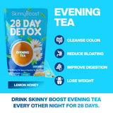 SkinnyBoost taza infusionada por la noche para aliviar la hinchazón