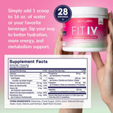 SkinnyFit vaso preparado con agua fría y color rosado refrescante