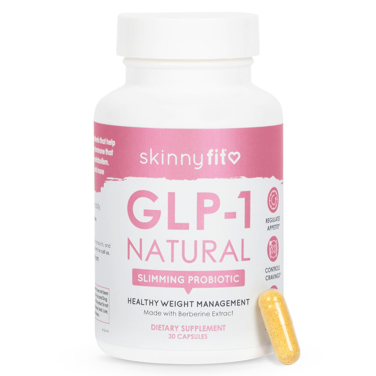 SkinnyFit envase frontal mostrando diseño y beneficios principales