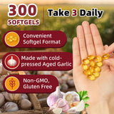 Skiseoy ajo y saúco como ingredientes naturales para mostrar la mezcla 4 en 1