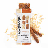 Skratch Labs detalle de textura de la barrita con avena, saciante y natural