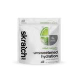 Skratch Labs frente del empaque mostrando 30 servicios y sello sin azúcar