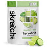 Skratch Labs vista frontal del envase mostrando el diseño y cantidad