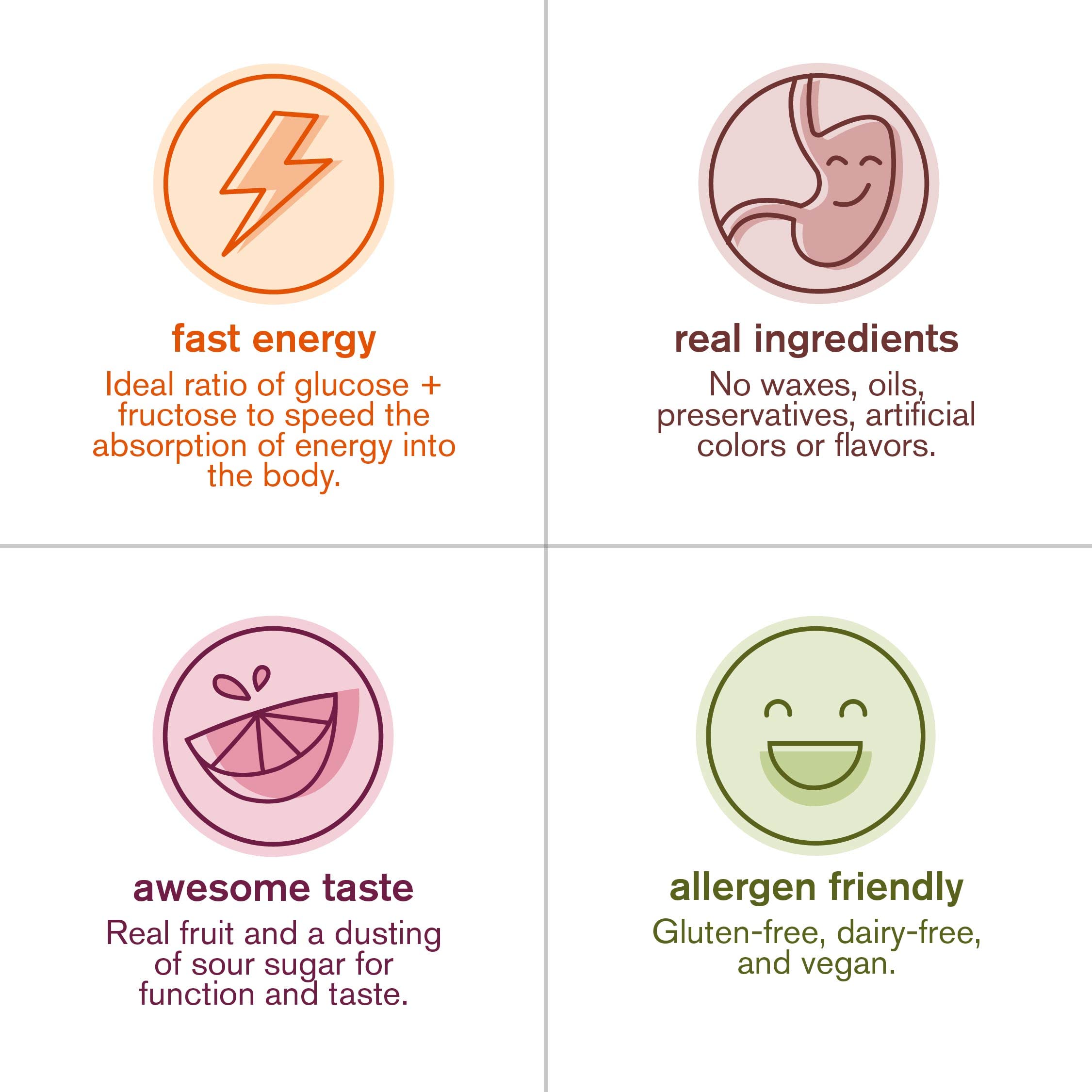 Skratch Labs ingredientes de fruta real que aportan sabor natural