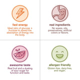 Skratch Labs ingredientes de fruta real que aportan sabor natural