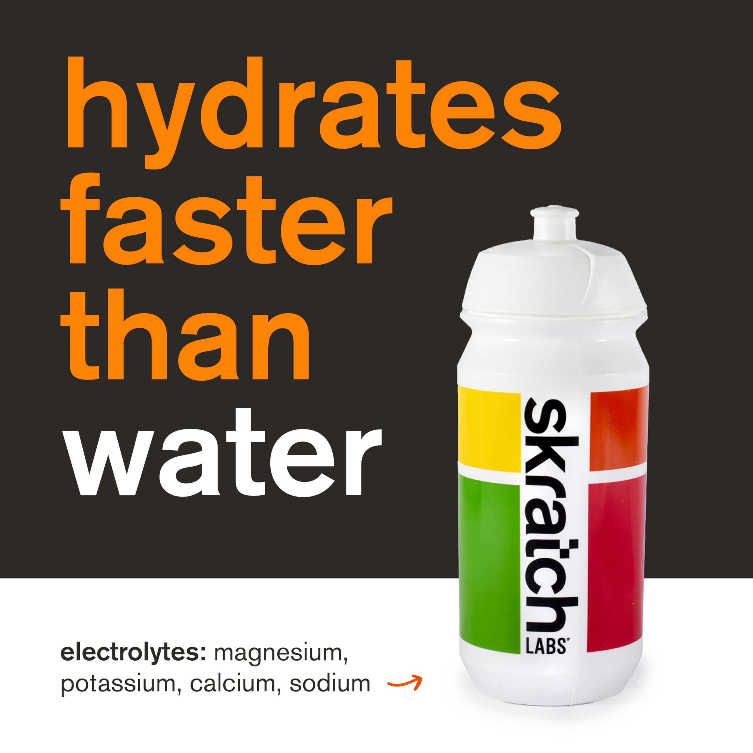 Skratch Labs polvo textura fina con apariencia de ingredientes reales