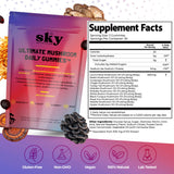 SkyNutrition gomita primer plano textura masticable y sin regusto amargo