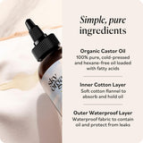 Sky Organics compresa ajustada tiras elásticas sujeción cómoda durante uso
