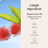 Sky Organics etiqueta con ingredientes indicando origen orgánico