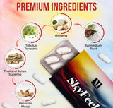 SkyFeel etiqueta con información clara de ingredientes y uso