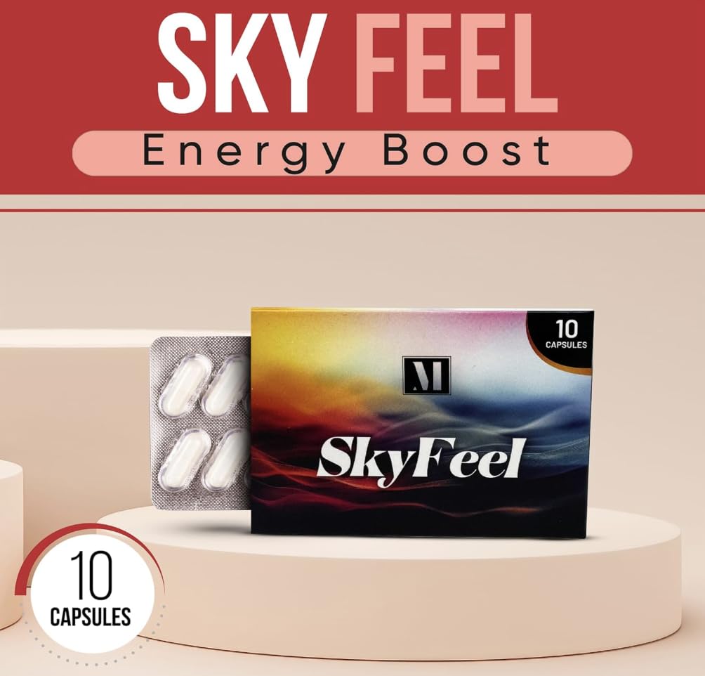 SkyFeel persona tomando el suplemento antes del entrenamiento para energía