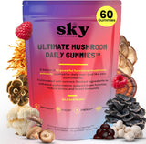 SkyNutrition envase frontal mostrando 60 gomitas y beneficios claros
