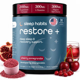 Sleep Habits envase Restore frontal mostrando diseño y sabor