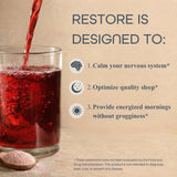 Sleep Habits polvo Restore textura fina apta para mezclar