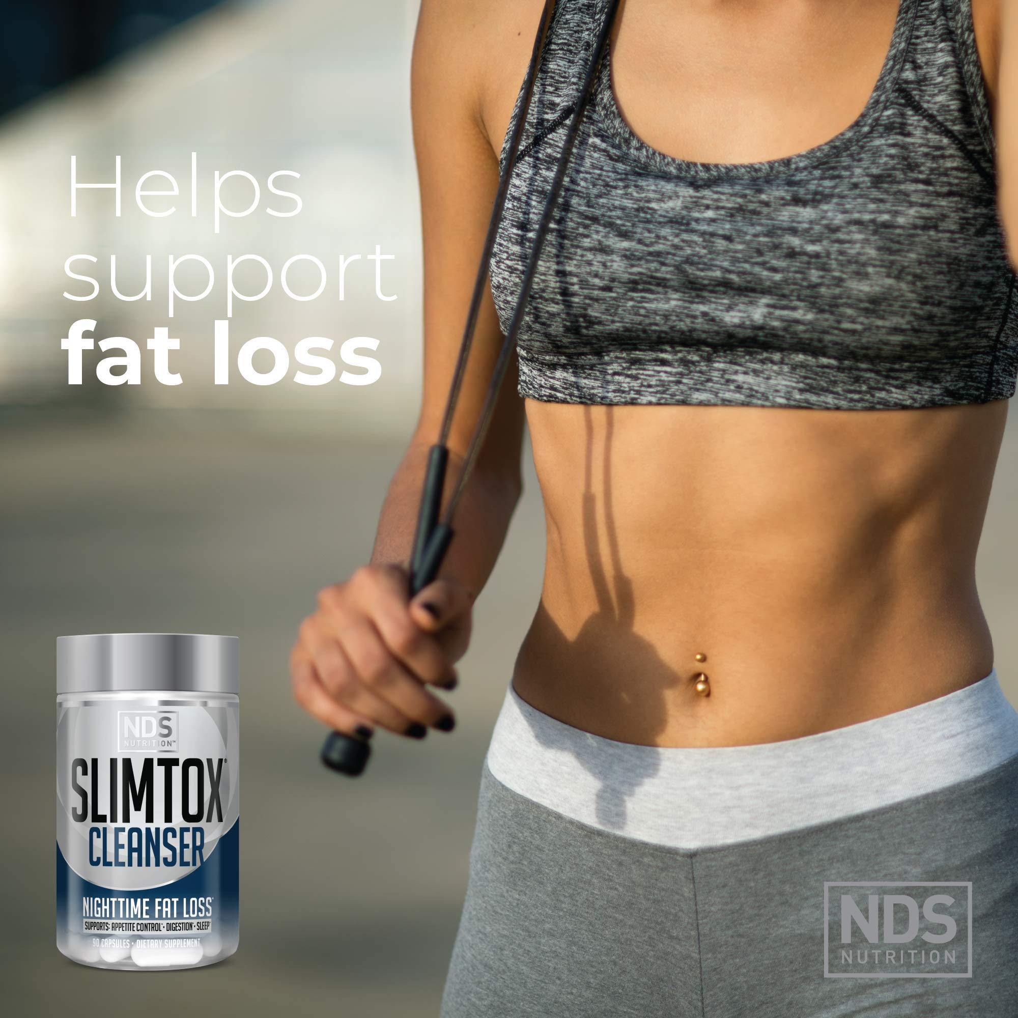 Slim-Tox detalle de etiqueta con lista de ingredientes y beneficios claros