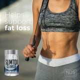 Slim-Tox detalle de etiqueta con lista de ingredientes y beneficios claros