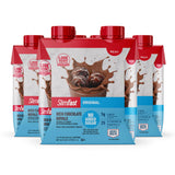 SlimFast front pack Rich Chocolate Royale mostrando envase y conveniencia