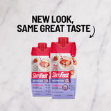 SlimFast primer plano de la textura cremosa que destaca su cremosidad