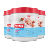 SlimFast frente del envase mostrando sabor y beneficios