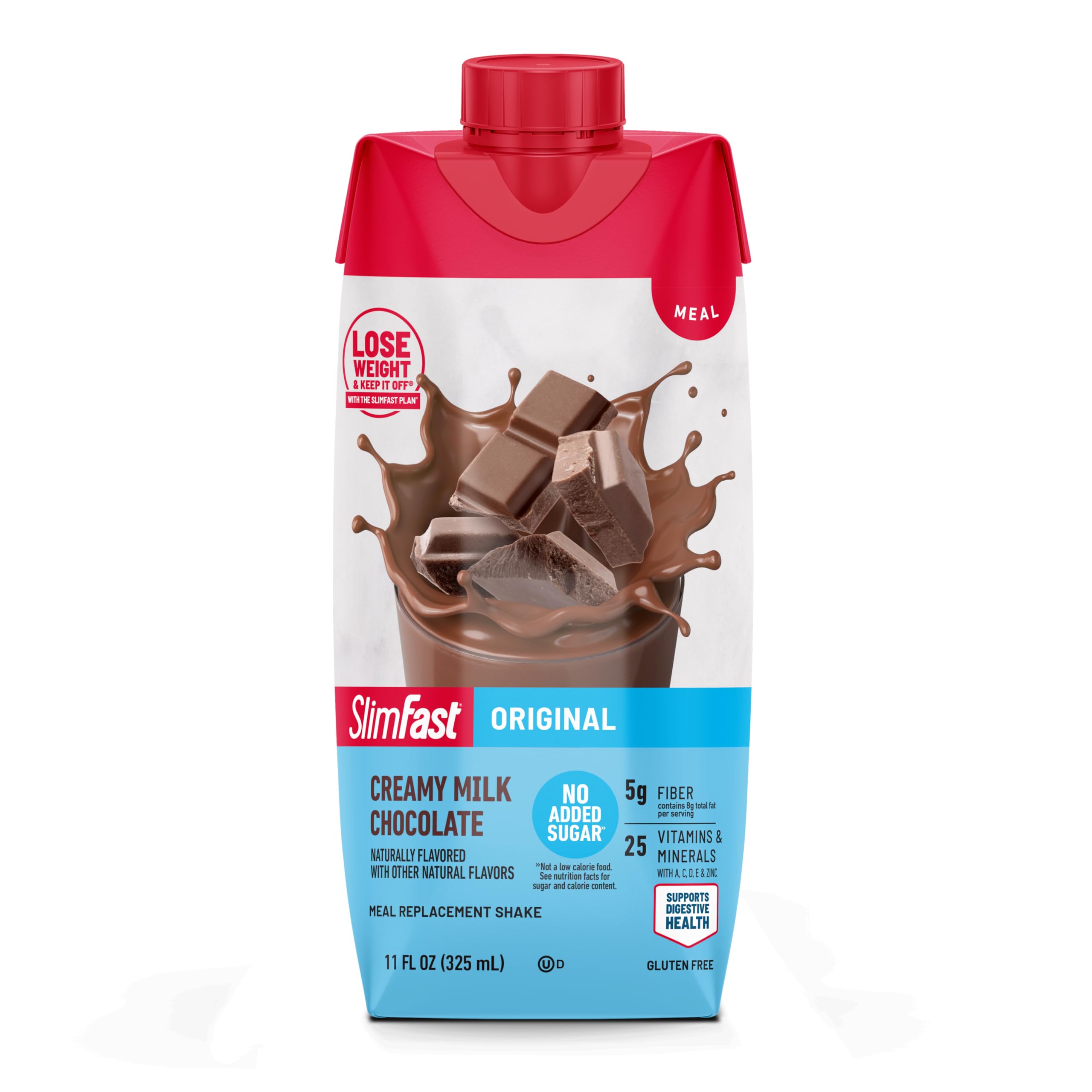SlimFast paquete de 12 botellas demostrando stock y ahorro
