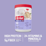 SlimFast comparativa de porción para controlar calorías y tamaño