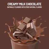 SlimFast textura cremosa del batido destacando sabor a chocolate