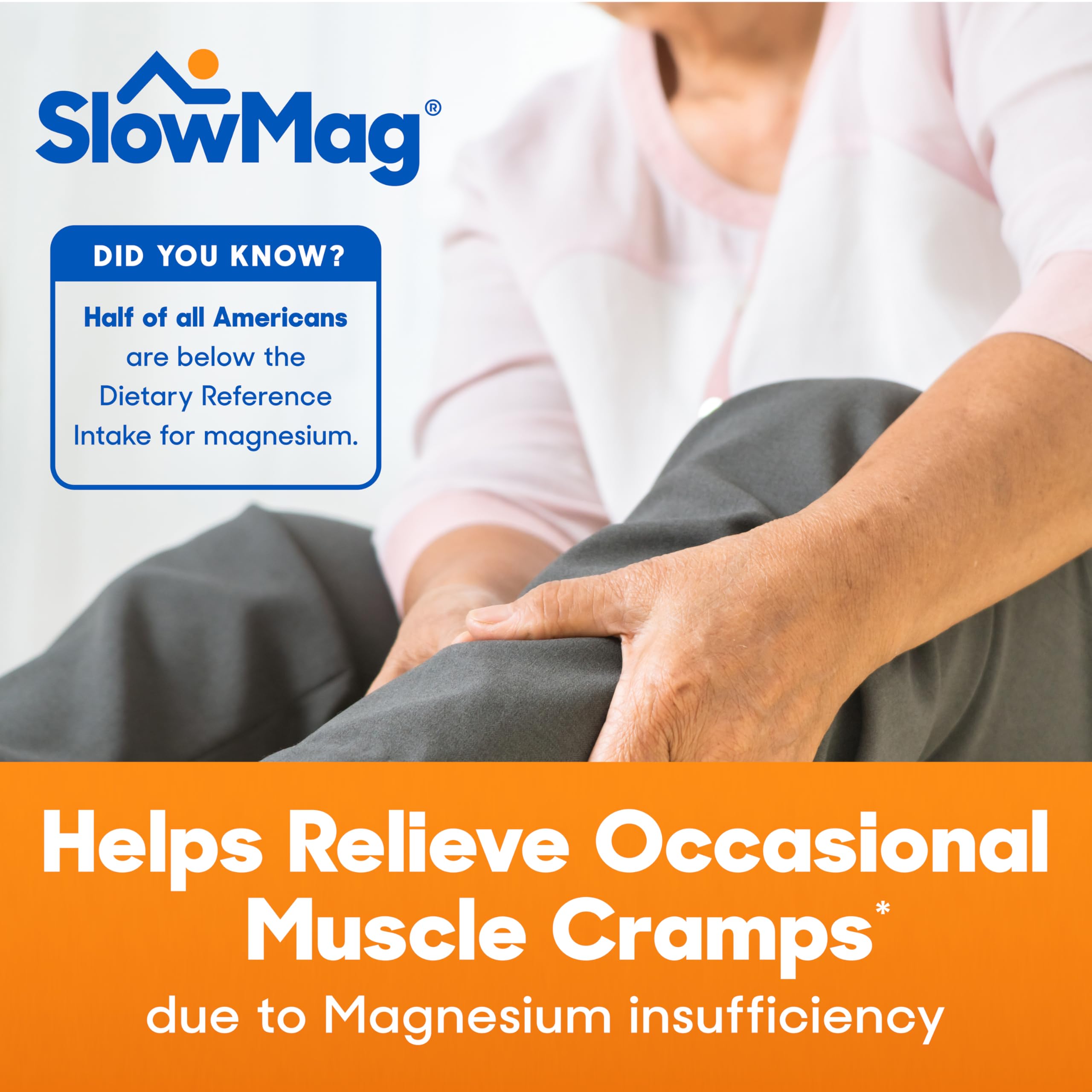 Slow-Mag etiqueta con lista de ingredientes y electrolitos clave visibles
