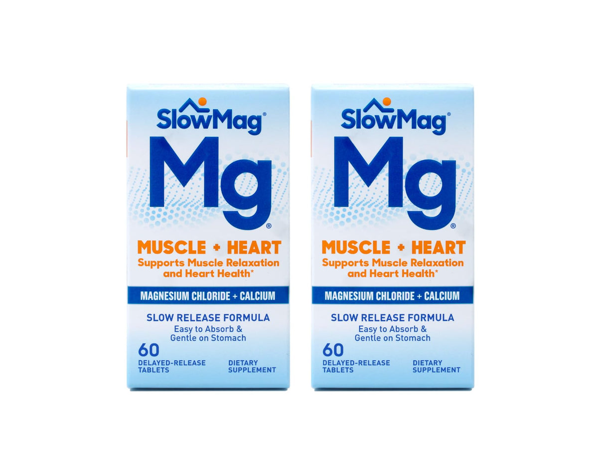 Slow-Mag frasco frontal mostrando etiqueta clara y beneficios visibles