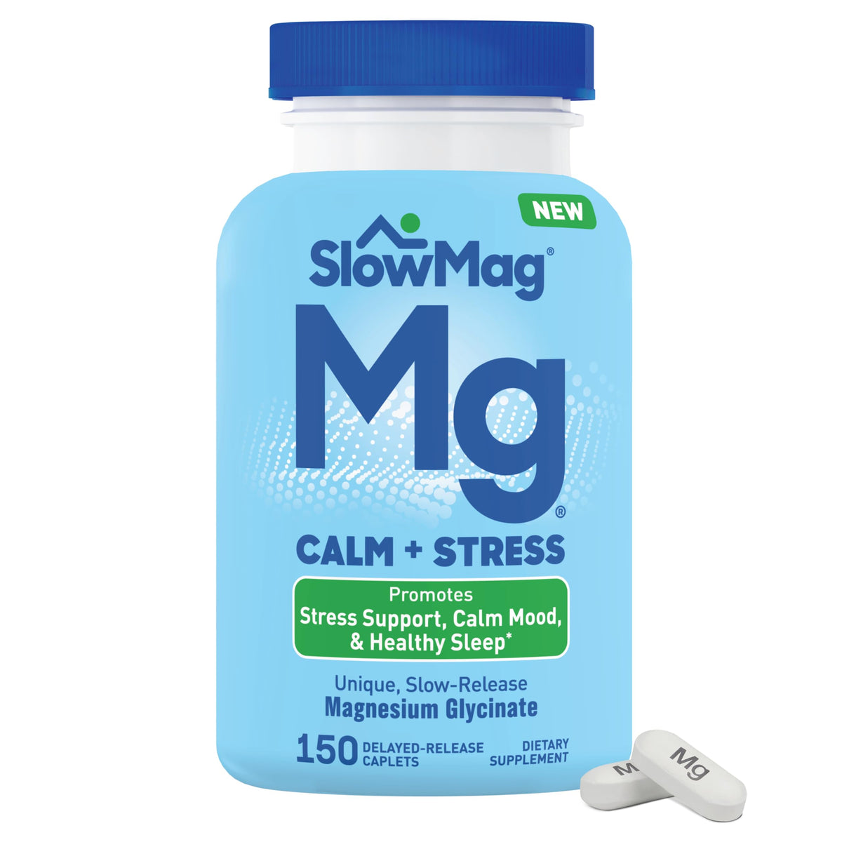 Slow-Mag frente del envase mostrando etiqueta clara y beneficios
