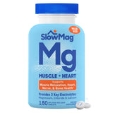 Slow-Mag frente del empaque mostrando 180 comprimidos y beneficios