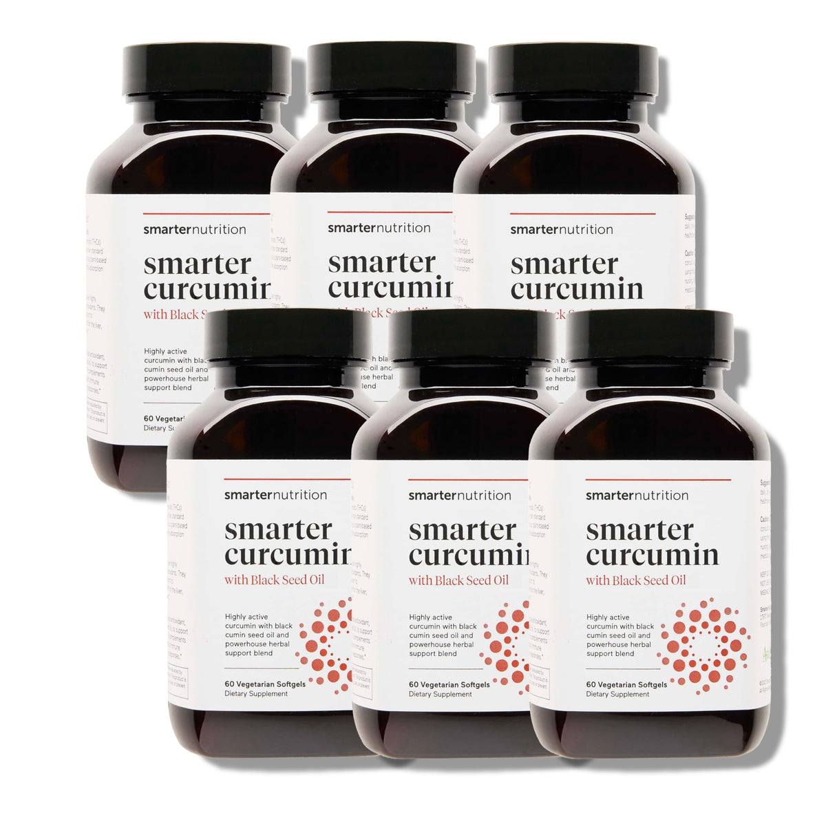 SMARTERNUTRITION frente del empaque mostrando dosis y beneficios