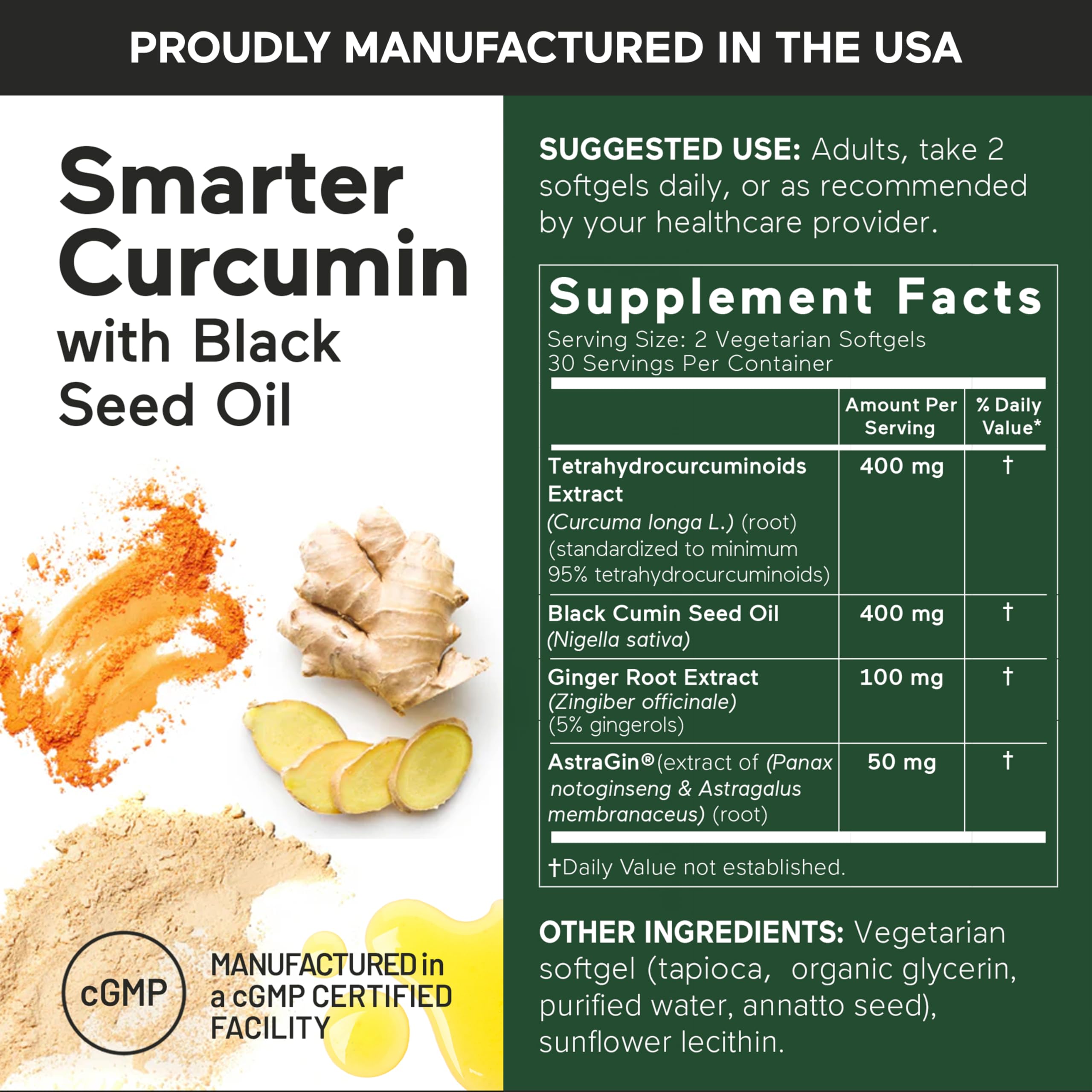 SMARTERNUTRITION jengibre fresco y polvo, apoyo antioxidante natural