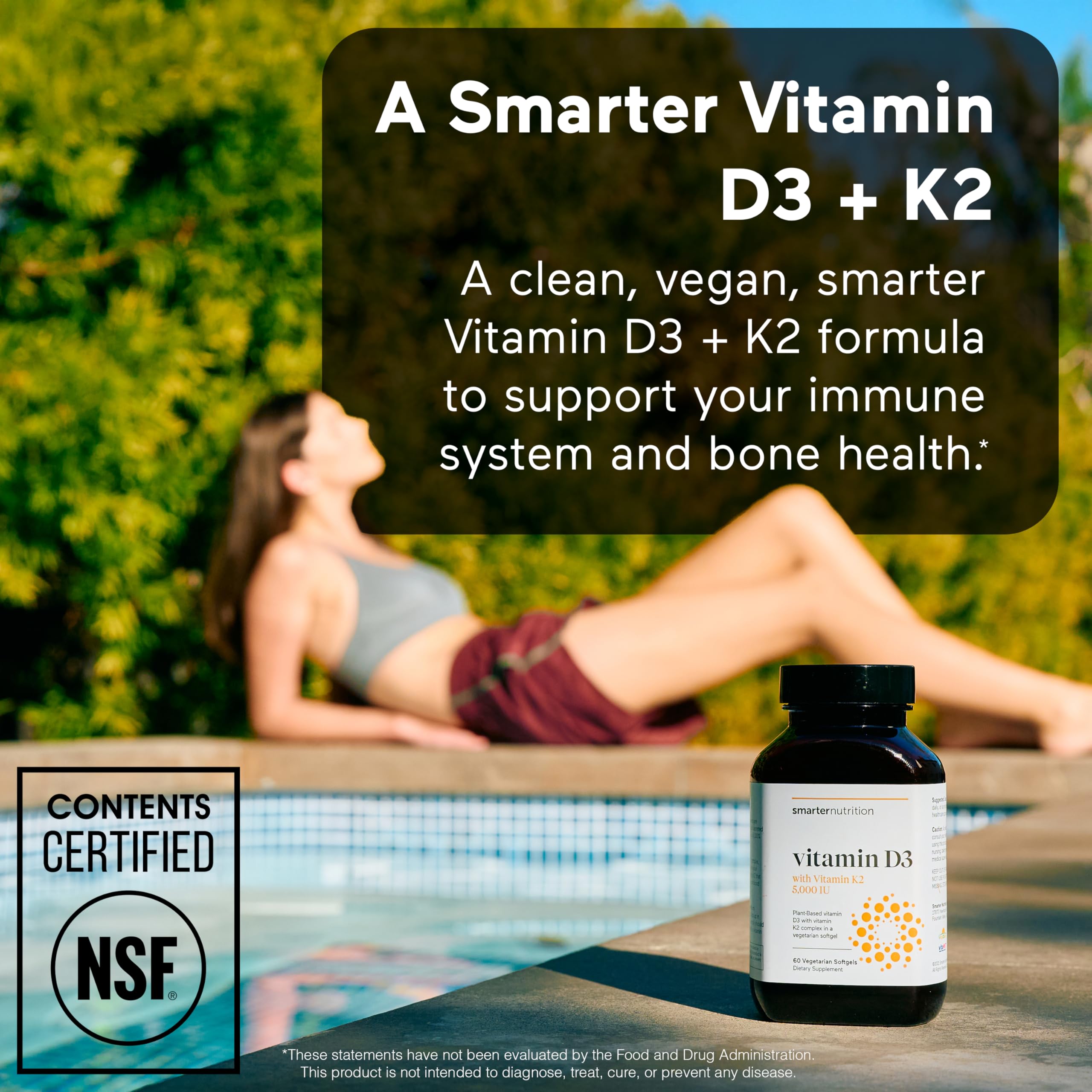 SMARTERNUTRITION cápsula softgel en primer plano con brillo saludable