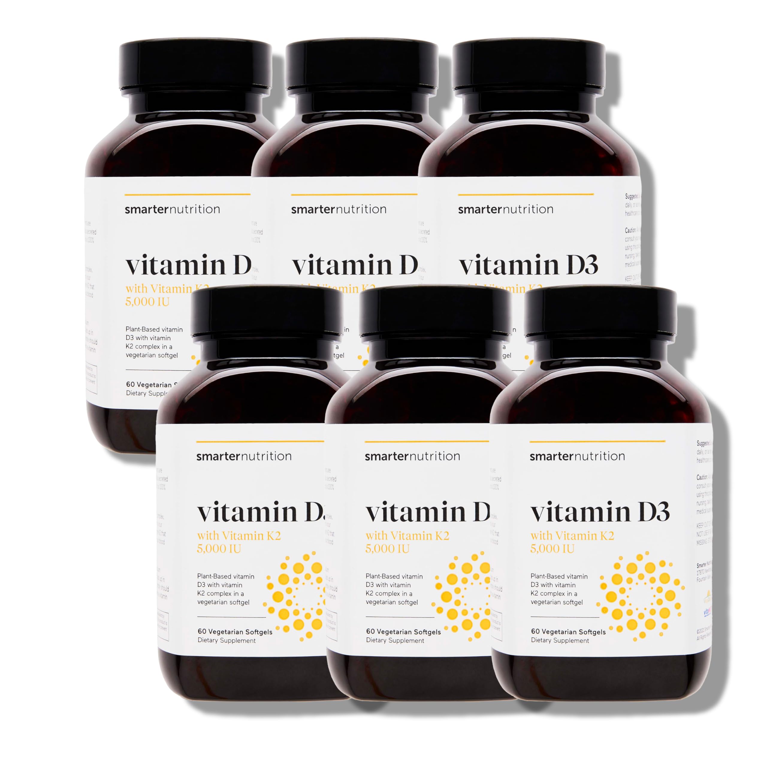 SMARTERNUTRITION frontal del envase mostrando dosis y beneficios