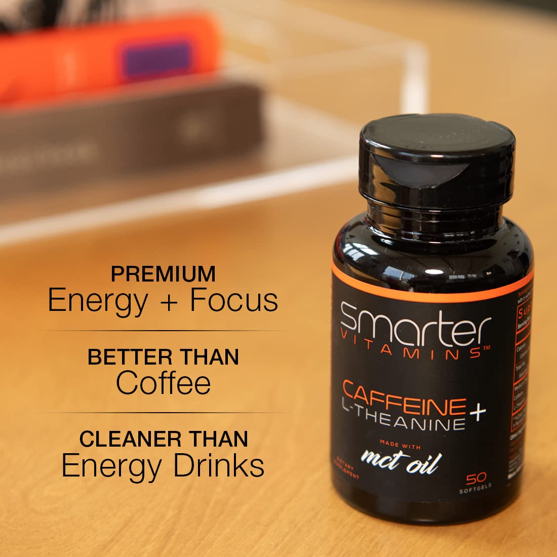 SmarterVitamins softgel antes de entreno estilo de vida energía sostenida