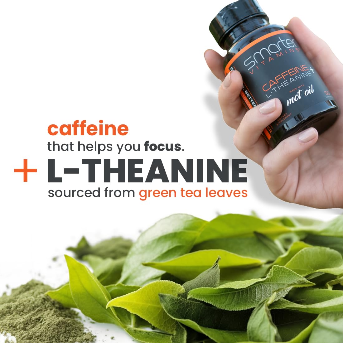 SmarterVitamins etiqueta con lista de ingredientes y certificaciones claras