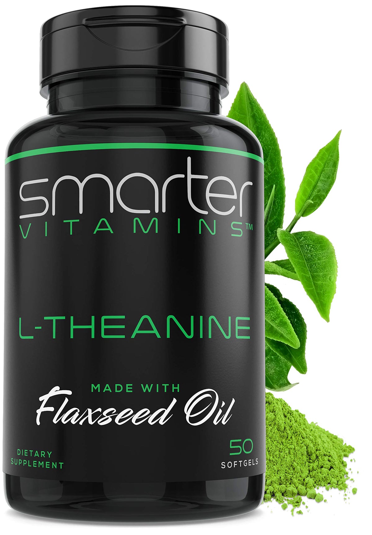 SmarterVitamins botella frontal mostrando diseño y beneficios claros