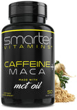 SmarterVitamins frente del envase mostrando 50 softgels y marca — conveniencia portátil