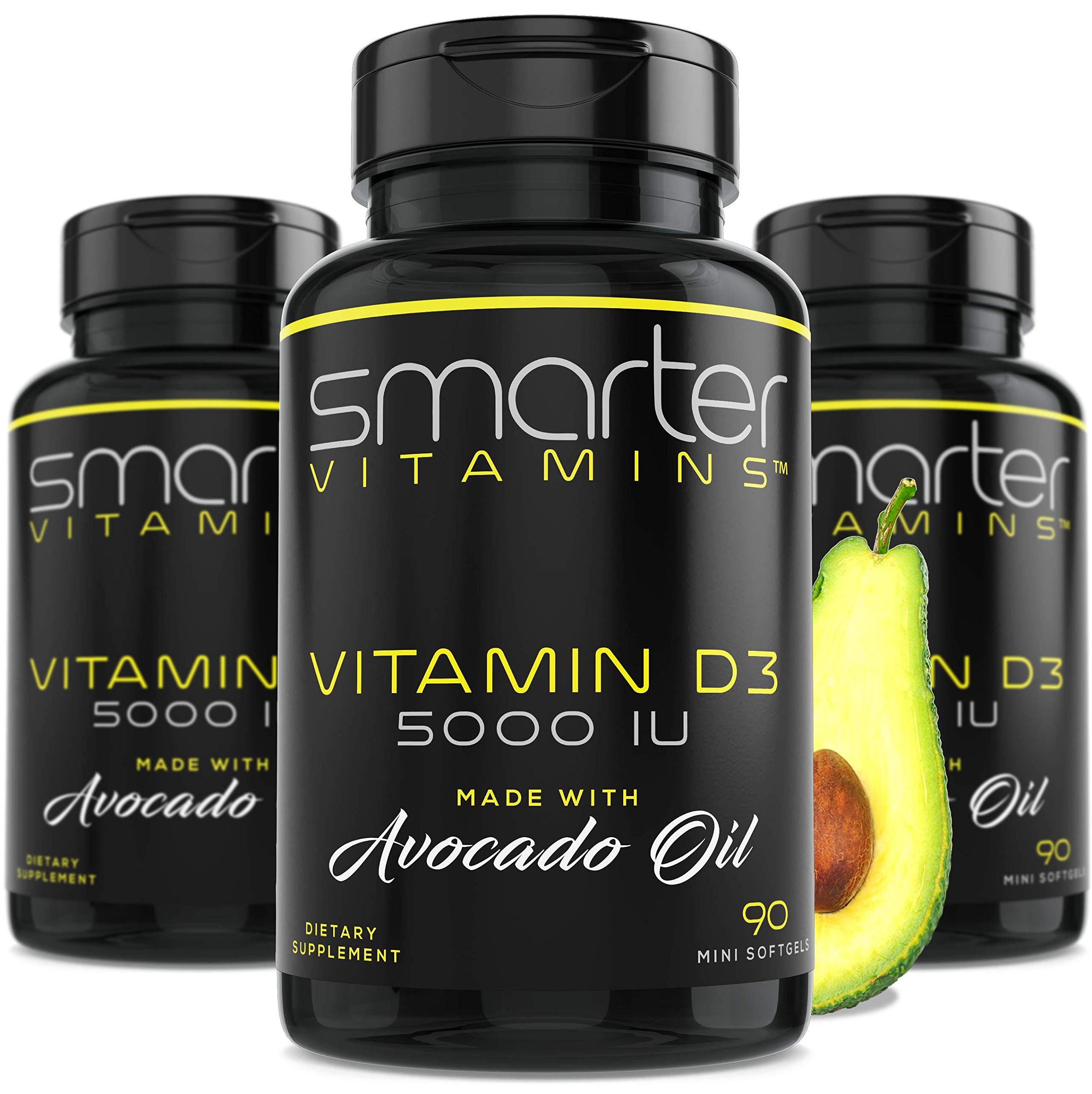 SmarterVitamins frente del frasco mostrando etiqueta clara y beneficios