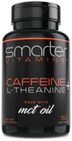 SmarterVitamins empaque frontal mostrando beneficio de energía sostenida