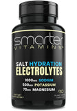 SmarterVitamins frasco frontal que muestra fórmula alta en sodio y potasio