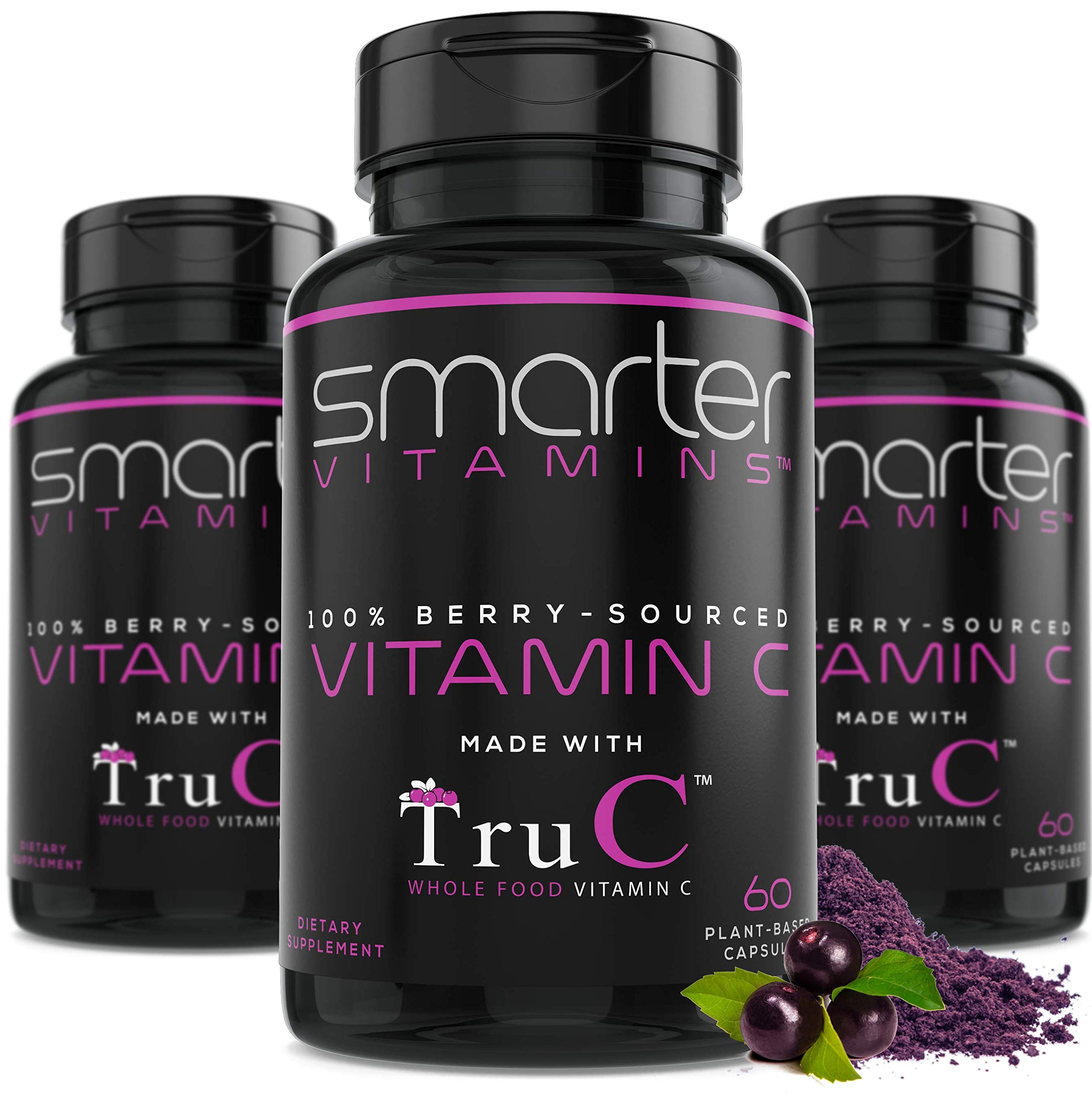 SmarterVitamins vista frontal del pack de tres botellas, presentación clara y ahorro