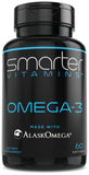 SmarterVitamins frontal del envase mostrando 60 softgels y sabor fresa