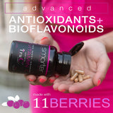 SmarterVitamins textura del extracto de bayas, rica en polifenoles naturales